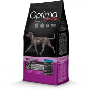 OPTIMA NOVA ADULT GIANT POLLO ARROZ 12 KG Optima Nova Adult Giant Pollo y Arroz – Pienso para perros adultos gigantes