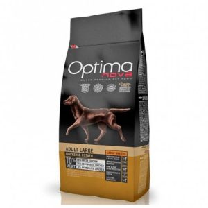 optima-nova-adult-large-pollo-patata-12-kg Optima Nova Adult Large Pollo y Arroz – Pienso para perros adultos de razas grandes