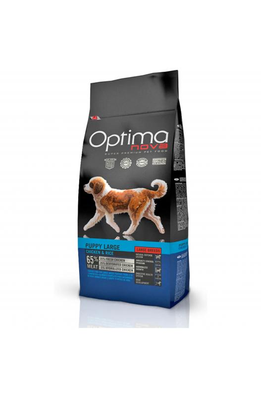 OPTIMA NOVA PUPPY LARGE POLLO ARROZ 12 Kg