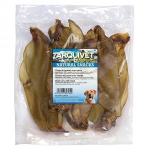 orejas-de-ternera-con-carne-bolsa-25uds Orejas Ternera de Arquivet – Snack Natural, Crujiente y Saludable para Perros