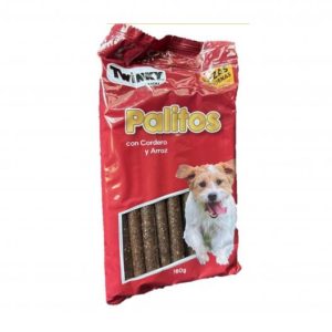 palitos-con-cordero-y-arroz-twinky-160gr Twinky Palitos con Cordero – Snack Natural y Nutritivo para Perros Adultos y Cachorros