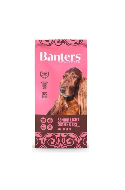 BANTERS DOG SENIOR&LIGHT Pienso Banters Dog Senior Light para Perros Mayores y con Sobrepeso