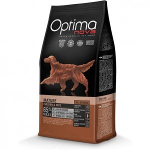 OPTIMA NOVA ADULT MATURE  2 - 12 Kg Optima Nova Adult Mature Pollo y Arroz – Pienso para perros adultos mayores