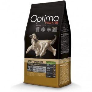 OPTIMA NOVA ADULT MEDIUM 2 - 12 kg Optima Nova Adult Medium Pollo y Patata – Pienso para perros adultos medianos