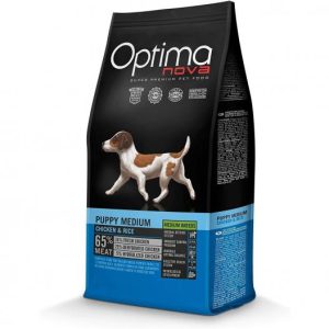pienso-optima-nova-puppy-medium-para-cachorros Optima Nova Puppy Medium Pollo y Arroz – Pienso Premium para Cachorros de Razas Medianas