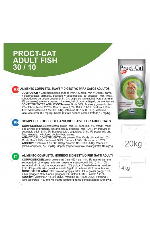 ProctCat Adult pescado 4 - 20 Kg