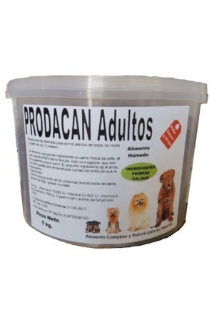 PRODACAN ADULTOS semihúmedo 1 - 5 Kg