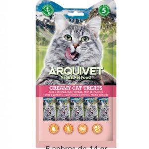 Arquivet Cremoso Varios Sabores – Snack Húmedo Nutritivo y Cremoso para Gatos