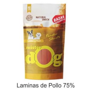 Mister Dog Snack para perro de POLLO 70 Gr Mister Dog Snack para Perro de Pollo – Snack Natural y Nutritivo para Premios y Entrenamiento