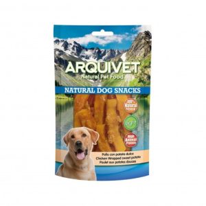 snack-pollo-con-patata-dulce-100-gr-arquivet Arquivet Snack Pollo y Patata Dulce – Snack Natural y Nutritivo para Perros