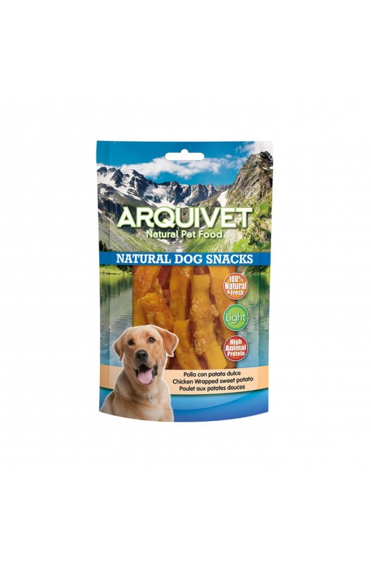 Arquivet Snack pollo y patata dulce 100 Gr