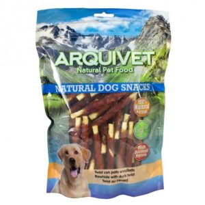 Arquivet Snack Twist carne 1 - 3 Kg Arquivet Snack Twist Carne – Snack Masticable Saludable para Perros Pequeños y Medianos