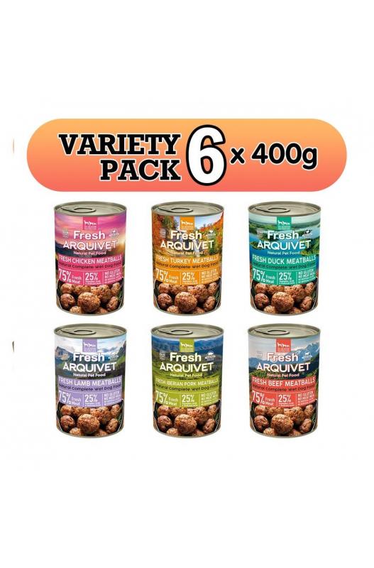 Arquivet Pack Albondigas 6 uds x 400 Gr