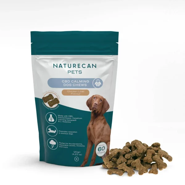 CBD-Calming-Treats-60-Chews_Web Naturecan Chuches CBD relajantes perros 120gr