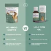 ComparisonofUC-IIchewsvs.Oil Infogreafia Aceite UC-II para perros