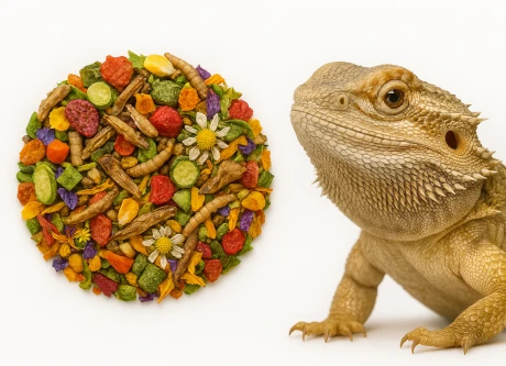 comida para mascotas reptiles seco