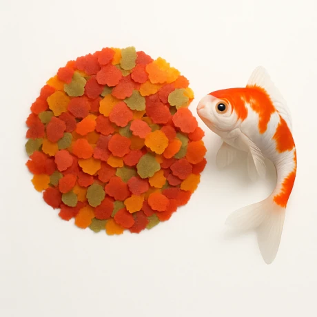 alimento para mascota seco pez