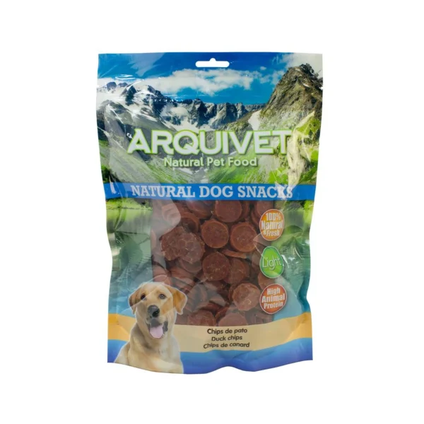chips de pato 1 kg Arquivet Chips de Pato 1 kg – Snack Natural para Perros