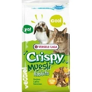 Versele-Laga Crispy Muesli Conejo - Alimentación completa y rica en fibra para conejos