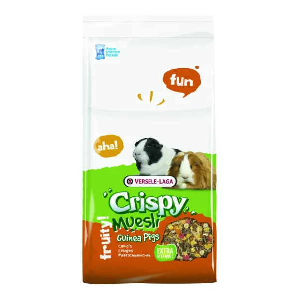 Versele-Laga Crispy Muesli Cobaya – Alimento completo y equilibrado para cobayas